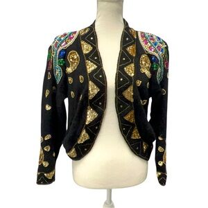 Christina sequin cardigan